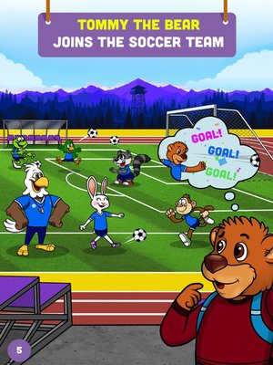 cover image of Tommy the Bear joins the soccer team